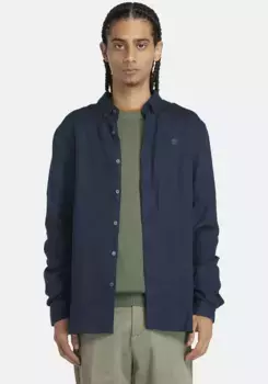 Рубашка Timberland с длинными рукавами "MILL BROOK Linen Shirt", цвет Dark Sapphire