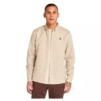 Рубашка Timberland Solucell Gingham, бежевый