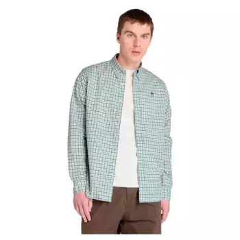 Рубашка Timberland Stretch Poplin Gingham, зеленый