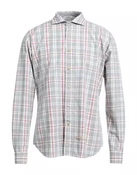 Рубашка Tintoria Mattei 954, светло-серый