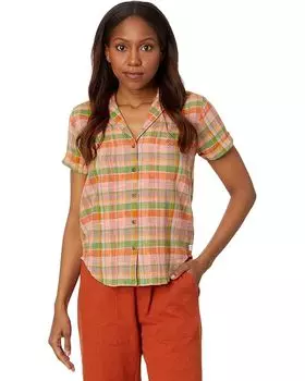 Рубашка Toad&Co Camp Cove Short Sleeve, цвет Rockrose