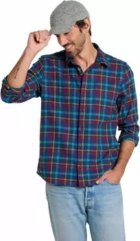 Рубашка Toad&Co Flannagan Long Sleeve Shirt, цвет True Navy II