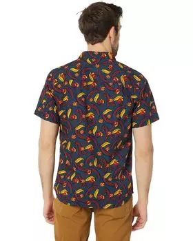 Рубашка Toad&Co Fletch Short Sleeve Shirt, цвет Midnight Fruit Print
