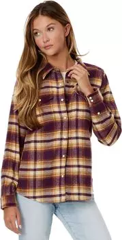 Рубашка Toad&Co Folk Yeah Shirt Jacket, цвет Blackberry