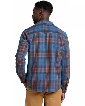 Рубашка Toad&Co Over and Out Reversible Long Sleeve Shirt, цвет Cornflower