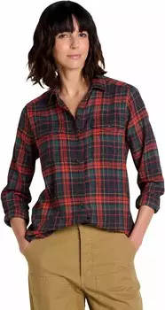 Рубашка Toad&Co Re-Form Flannel Shirt, черный