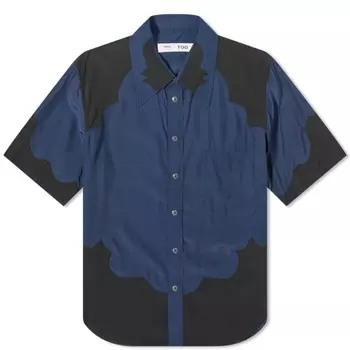 Рубашка Toga Western Short Sleeve, темно-синий