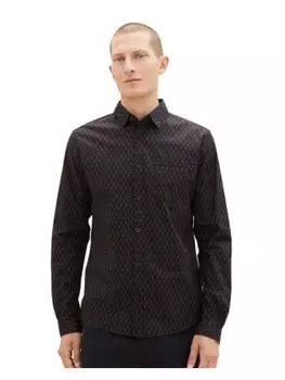 Рубашка Tom Tailor, черный