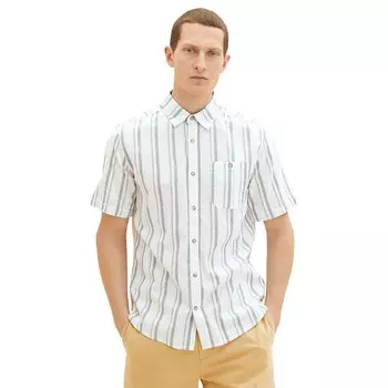 Рубашка Tom Tailor Colorful Cotton Linen, белый