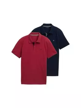 Рубашка TOM TAILOR, цвет Dark blue/Dark red