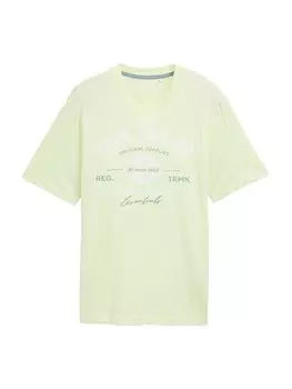 Рубашка TOM TAILOR, цвет Light green/Dark green