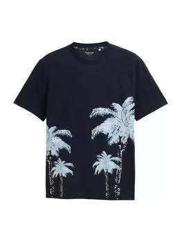 Рубашка TOM TAILOR, цвет marine blue/Dusty blue