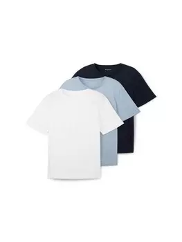 Рубашка TOM TAILOR, цвет marine blue/Dusty blue/White