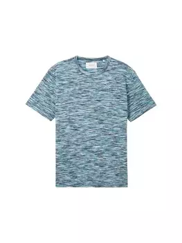 Рубашка TOM TAILOR, цвет Navy/Aqua