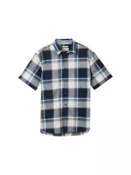 Рубашка Tom Tailor, цвет navy linen check