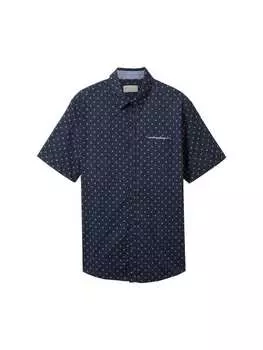 Рубашка Tom Tailor, цвет navy stripe design