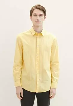 Рубашка TOM TAILOR, цвет sunny yellow stripe