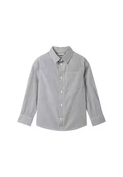 Рубашка TOM TAILOR, цвет white grey thin stripe