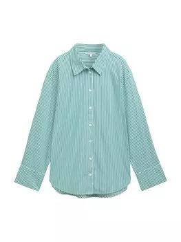 Рубашка TOM TAILOR DENIM Blouse, зеленый
