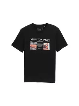 Рубашка TOM TAILOR DENIM, черный