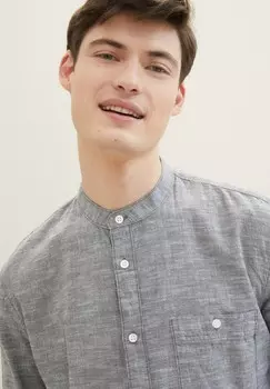 Рубашка TOM TAILOR DENIM, серый