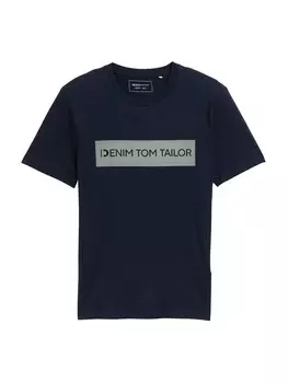 Рубашка TOM TAILOR DENIM, темно-синий