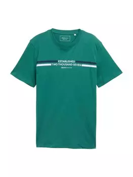 Рубашка TOM TAILOR DENIM, зеленый