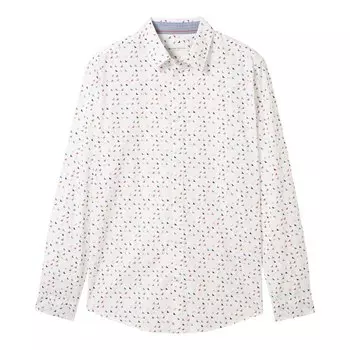 Рубашка Tom Tailor Fitted Printed, белый