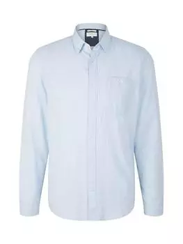 Рубашка Tom Tailor Langarm, цвет light blue white structure