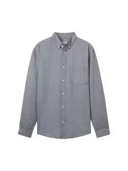 Рубашка Tom Tailor Langarmhemd, цвет navy chambray