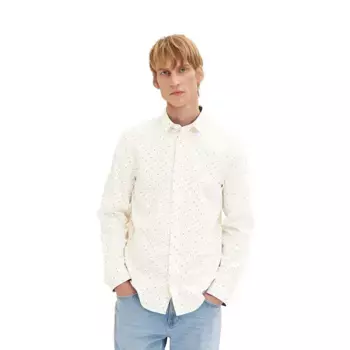 Рубашка Tom Tailor Printed 1037062, бежевый