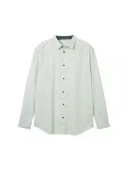 Рубашка TOM TAILOR Regular fit Button Up, мятный/светло-зеленый