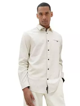 Рубашка Tom Tailor STRUCTURED TWILL, белый