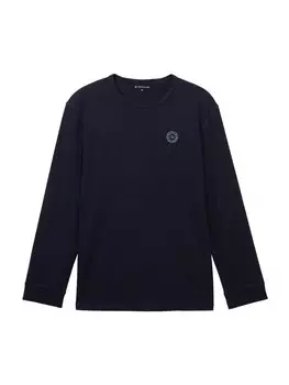 Рубашка TOM TAILOR, темно-синий/светло-синий