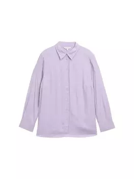 Рубашка Tom Tailor Women + Blouse, лавандовый