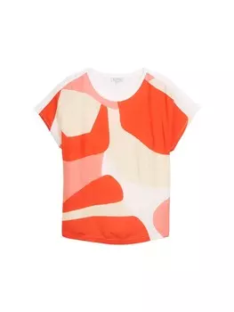 Рубашка Tom Tailor Women +, цвет Orange red