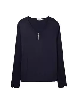 Рубашка Tom Tailor Women +, ночной синий
