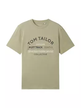 Рубашка TOM TAILOR, зеленый