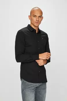 Рубашка Томми Джинс Tommy Jeans, черный