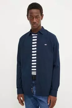 Рубашка Томми Джинс Tommy Jeans, темно-синий