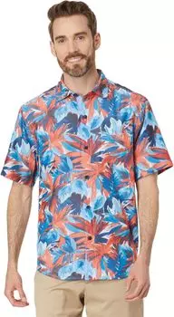 Рубашка Tommy Bahama Coconut Point Firecracker Fronds, цвет Poppy Red