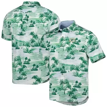 Рубашка Tommy Bahama Green Bay Packers, зеленый