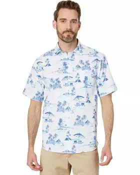 Рубашка Tommy Bahama Nova Wave Beach Days, белый