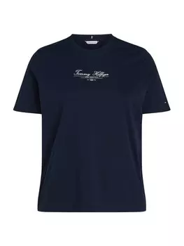 Рубашка Tommy Hilfiger Curve, темно-синий