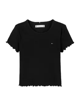 Рубашка TOMMY HILFIGER ESSENTIAL, черный
