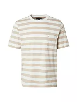 Рубашка TOMMY HILFIGER ESSENTIAL, цвет Beige/Light beige