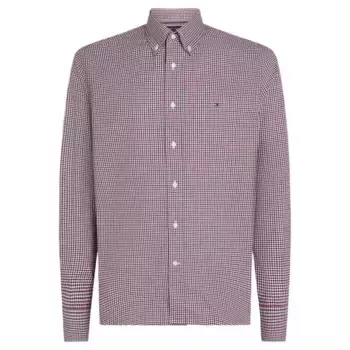 Рубашка Tommy Hilfiger Flex Gingham, фиолетовый