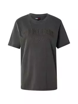 Рубашка Tommy Jeans, антрацит