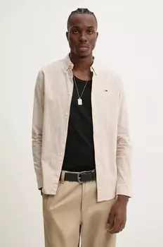 Рубашка Tommy Jeans, бежевый