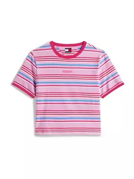 Рубашка Tommy Jeans, цвет Fuchsia/Rose